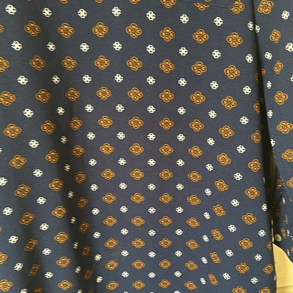 Mud Pie Navy and Orange dress size small - Picture 2 of 4